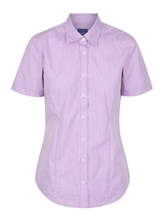 G1637WS Gingham S/S - Lilac