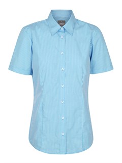 G1637WS Gingham S/S - Teal