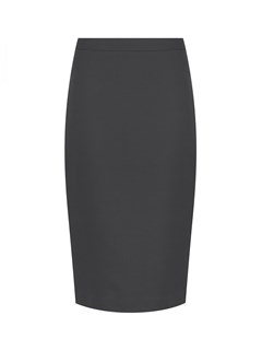 G1731WSK Long Pencil Skirt - Charcoal