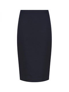 G1731WSK Long Pencil Skirt - Nvy