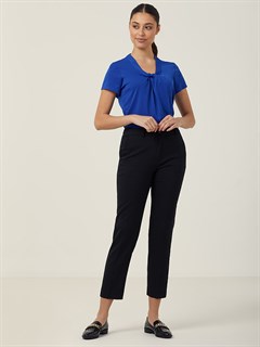 CATUFS Twist Neck Top - Cobalt