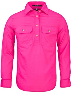 RM300CF Pilbara C/F L/S - Fuchsia