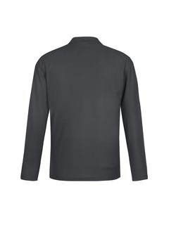 FP400ML Crew Polo L/S - Charcoal