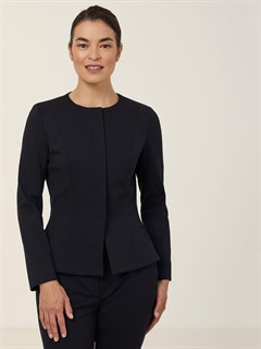 CAT1E3 Ponte Crop Jacket - Black
