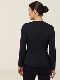 CAT1E3 Ponte Crop Jacket - Black