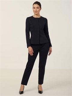 CAT1E3 Ponte Crop Jacket - Black