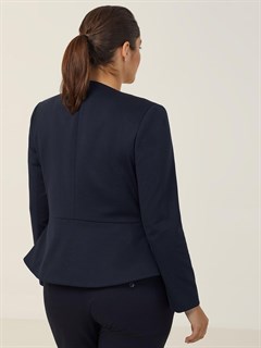 CAT1E3 Ponte Crop Jacket - Navy