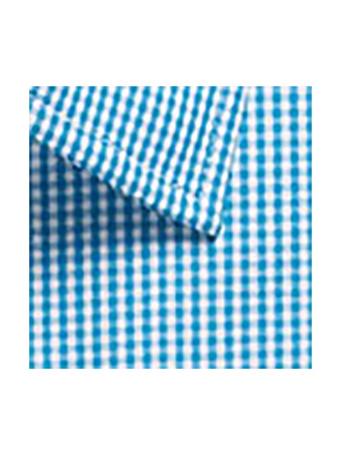 G1637WS Gingham S/S - Teal