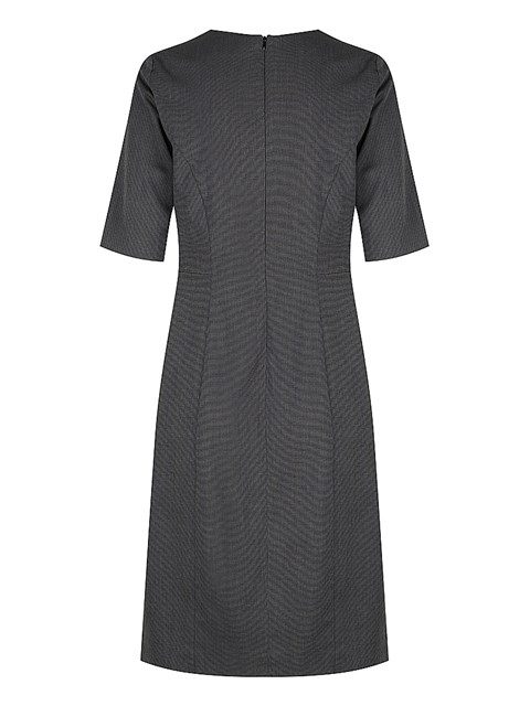 G1761WD Elliot S/S Dress - Charcoal