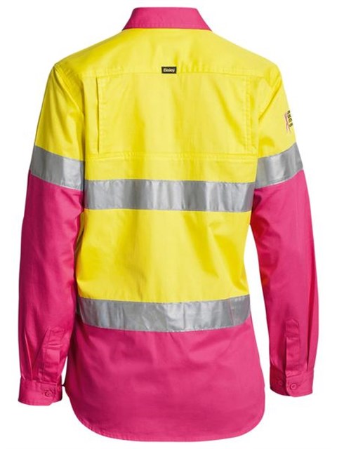 BL6696T L/Weight L/S Tape - Ylw/Pnk