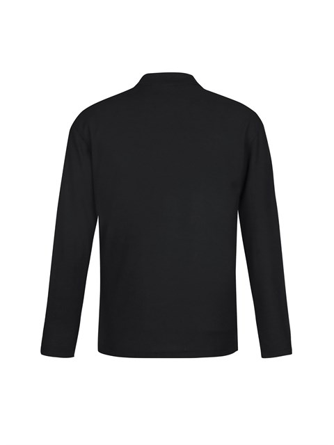 FP400ML Crew Polo L/S - Black