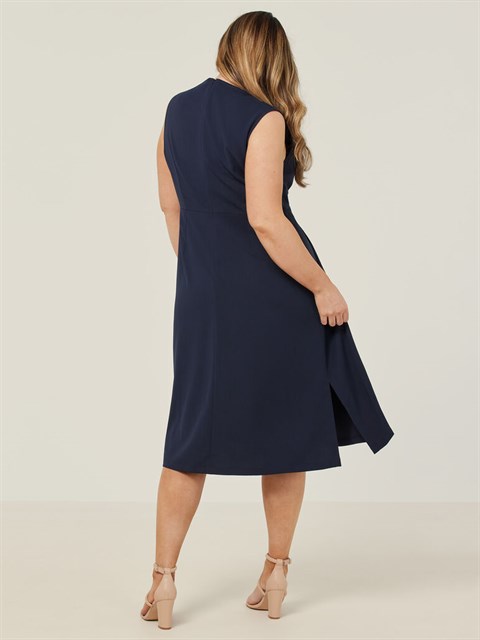 CAT69T Stretch Dress S/Less - Navy